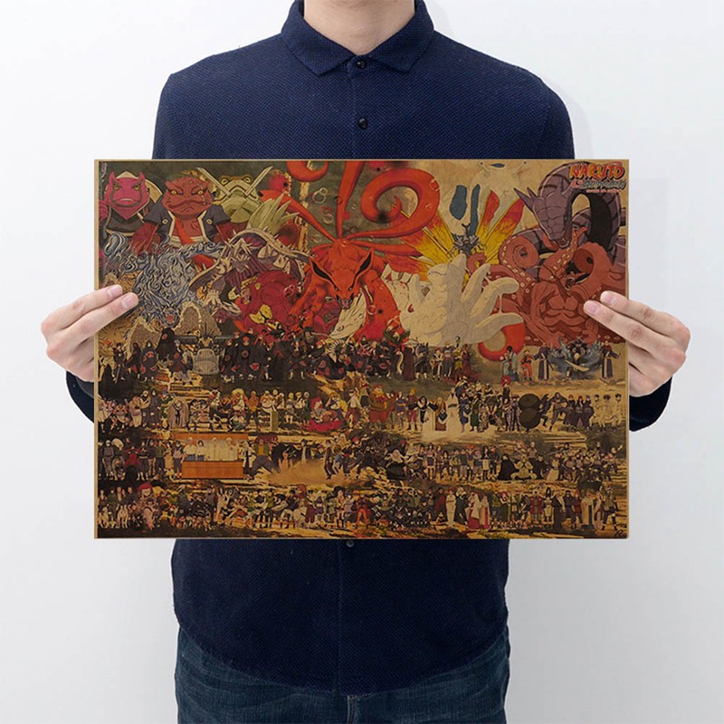 doggtr Poster Hình Phim Hoạt Hình Naruto Dán Tường Trang Trí Đẹp Mắt