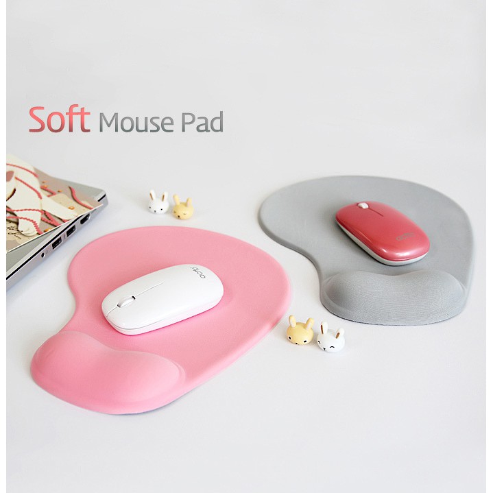 Miếng Lót Chuột Silicone Mút Đệm Êm Chống Mỏi Cổ Tay Tăng Khả Năng Di Chuyển, Chống Giật Cho Các Game Thủ