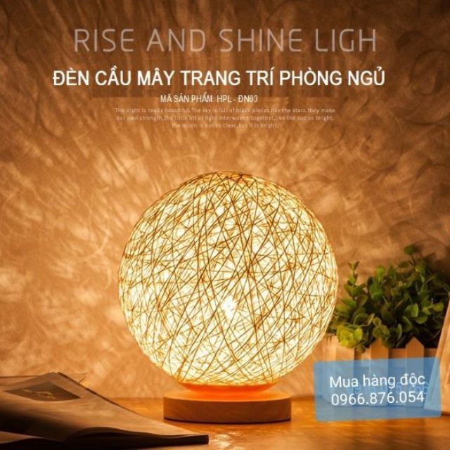 [Quà tặng độc] Đèn ngủ led sáng tạo ánh sáng bầu trời mô hình cầu mây