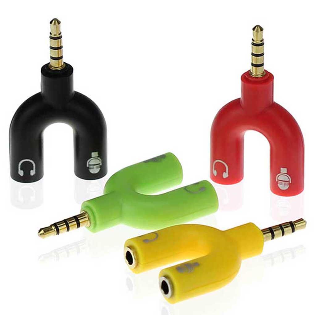 Đầu Chia Cổng Âm Thanh 3 5mm Thành 2 Cổng Tai Nghe