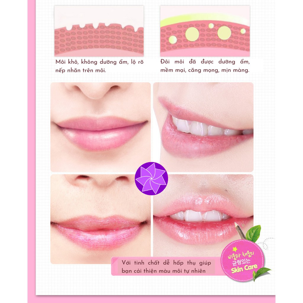 Mặt Nạ Môi 🍓𝑭𝒓𝒆𝒆𝒔𝒉𝒊𝒑🍓 Mask Môi Bioaqua Nội Địa Trung