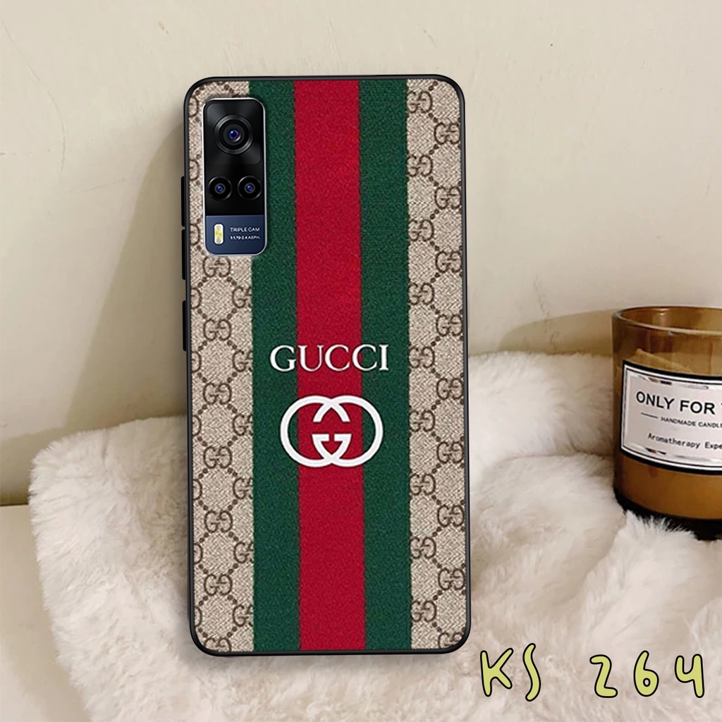 Ốp lưng Vivo Y72 5G - Y51 2020 - Y53s - Ốp lưng vivo in hình GÜÇÇÏ - lưng nhám viền TPU cao cấp