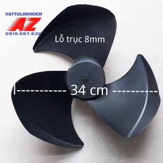 Cánh quạt hơi nước Đường kính 34 cm, lỗ trục 8mm, hướng ngược chiều