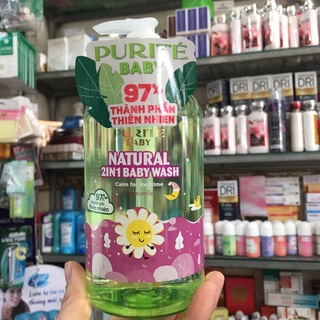 Sữa tắm gội cho bé Purité Baby 500ml (đủ màu)
