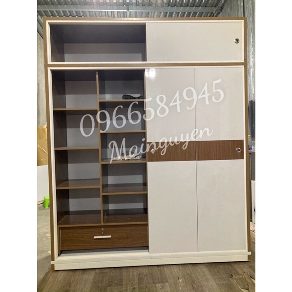 Tủ nhựa đài loan cao 2m ngang 1m6 sâu 45 freeship hcm 15km