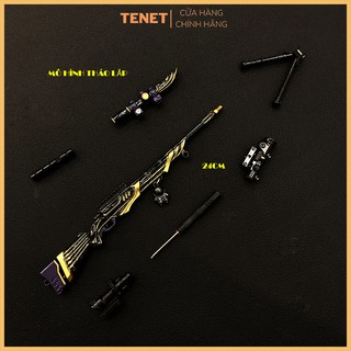 Mô hình tháo lắp trưng bày súng Game PUBG, CF, Đột Kích size 24cm - TENET
