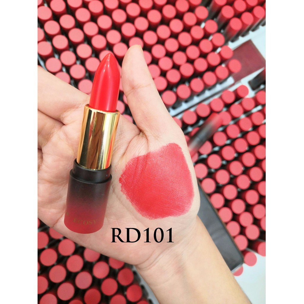 [ CHÍNH HÃNG 100%] SON ECOSY NAUTURE LIPSTICK THE COLLAGEN RD101 - ĐỎ TƯƠI