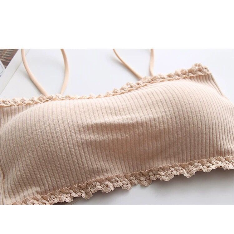 Áo Lót Nữ ❤️FREESHIP❤️ Áo bra đẹp gân tăm viên ren nâng ngực sexy điệu đà mẫu C022