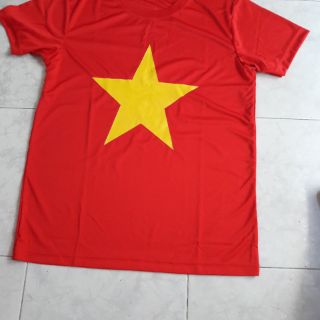 (GIAO HỎA TỐC HCM)Áo cờ đỏ sao vàng . kéo sang trái để xem sản phẩm thật