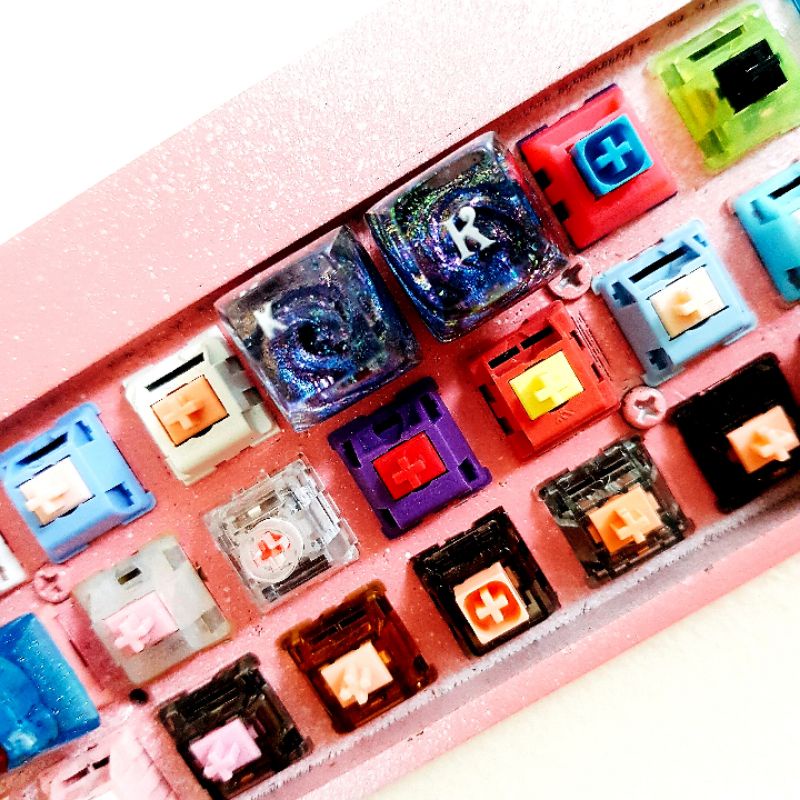 Keycap SAr1 profile 1u Chữ cái theo yêu cầu Galaxy