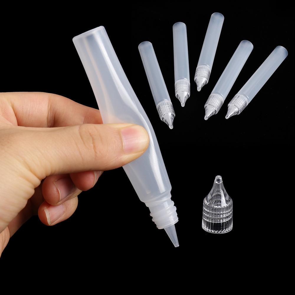 YOLA Bộ 5 Cây Kim Móc Bằng Nhựa Dùng Làm Đồ Thủ Công DIY