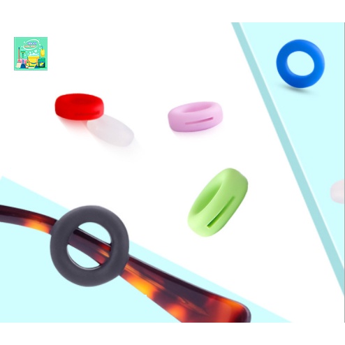 Nút silicon chống trượt gọng kính. Nút giữ gọng đảm bảo chơi thể thao, chạy nhảy không làm rơi kính - TT1278