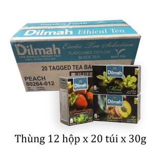 Thùng 12 Hộp Trà Túi Lọc DILMAH Hương Trái Cây