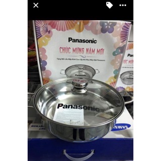Nồi lẩu Panasonic nắp kính