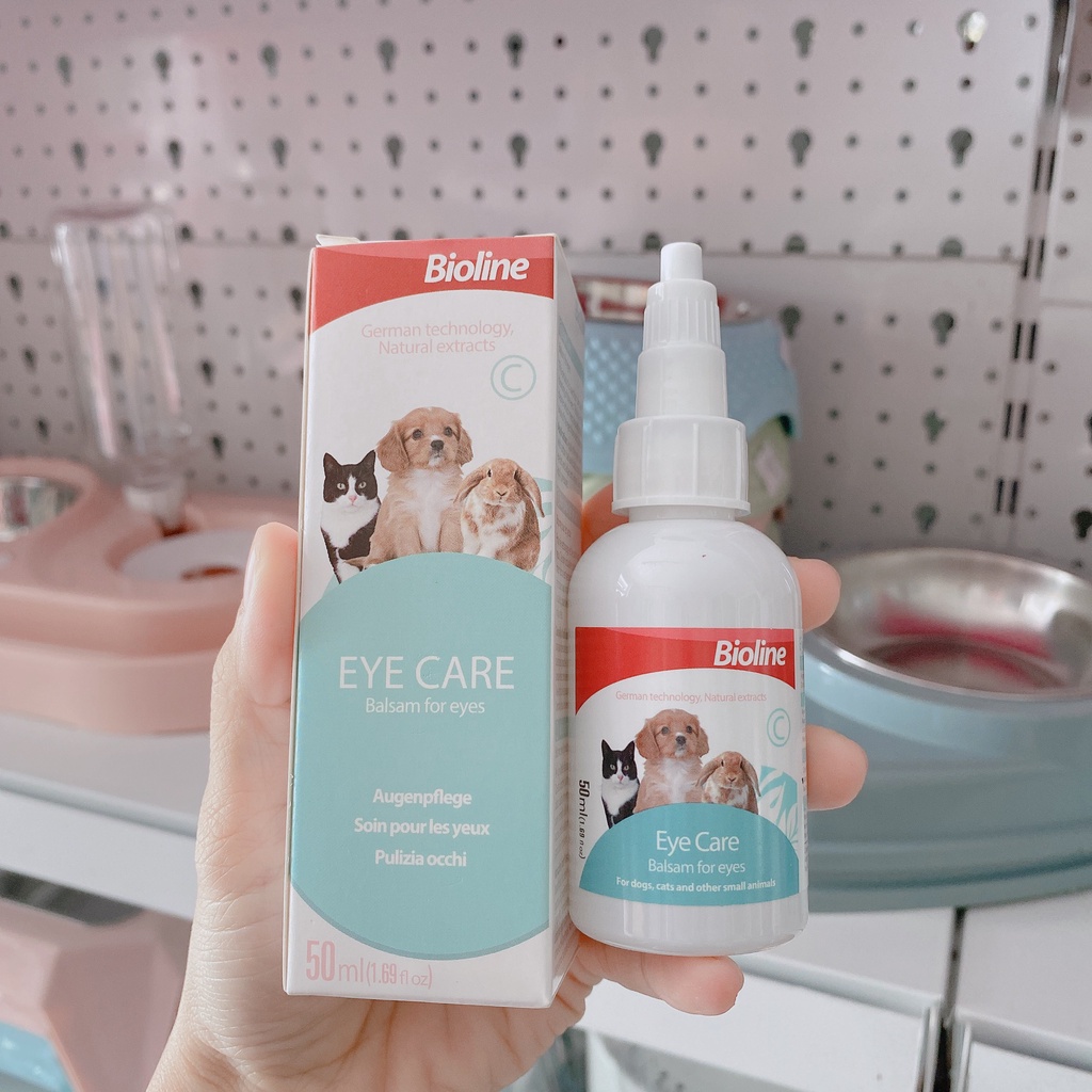 nhỏ mắt vệ sinh mắt cho thú cưng Bioline / BORAMMY