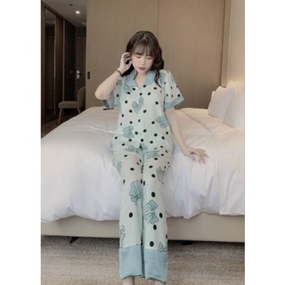 Đồ bộ cao cập bộ piyama mặc nhà tay cộc quần dài (gửi tin nhắn cho shop để chọn mẫu)