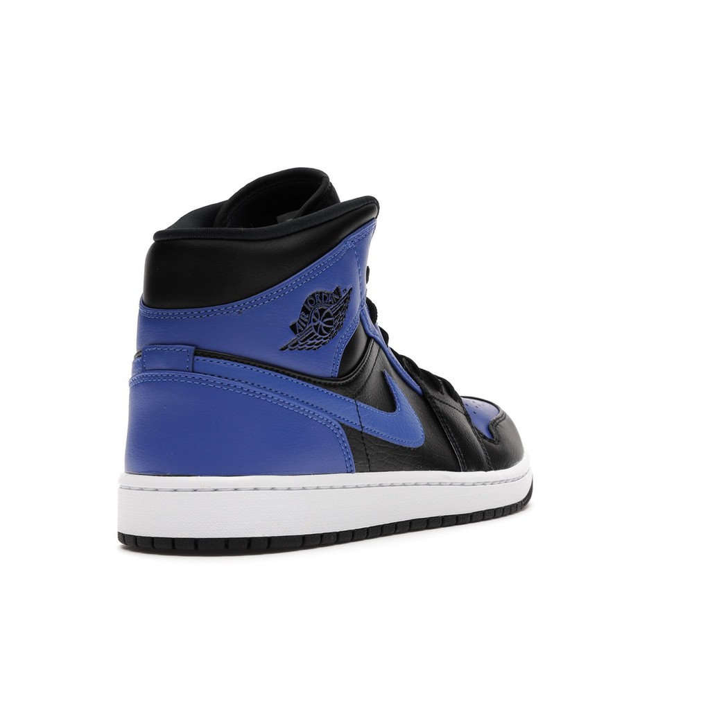(NEW) Giày Sneaker Thể Thao Nike Air Jordan 1 Mid Hyper Royal 554724-077 Chính Hãng 100%
