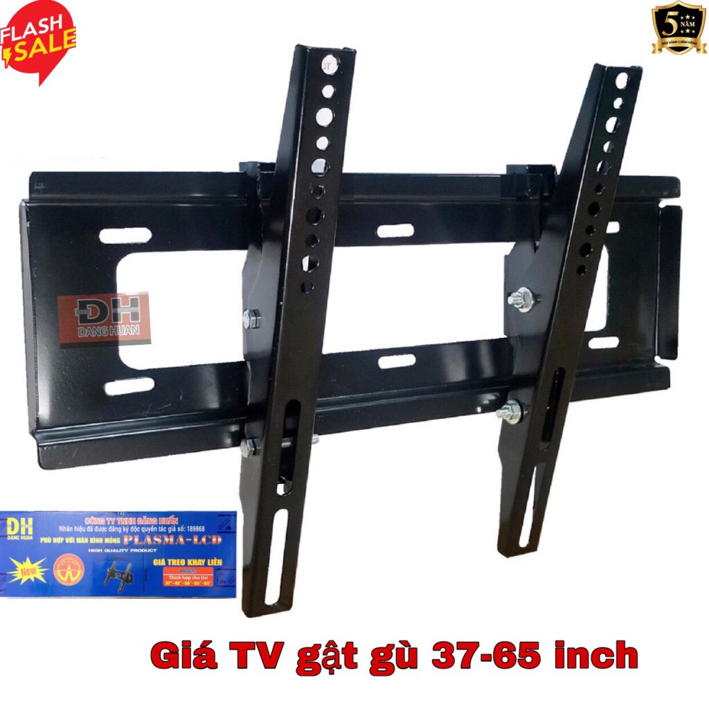 CHÍNH HÃNG- Giá treo ti vi nghiêng 21-65 inch ( giá treo gật gù điều chỉnh góc nghiêng) CAM KẾT HÀNG CHUẨN CÔNG TY