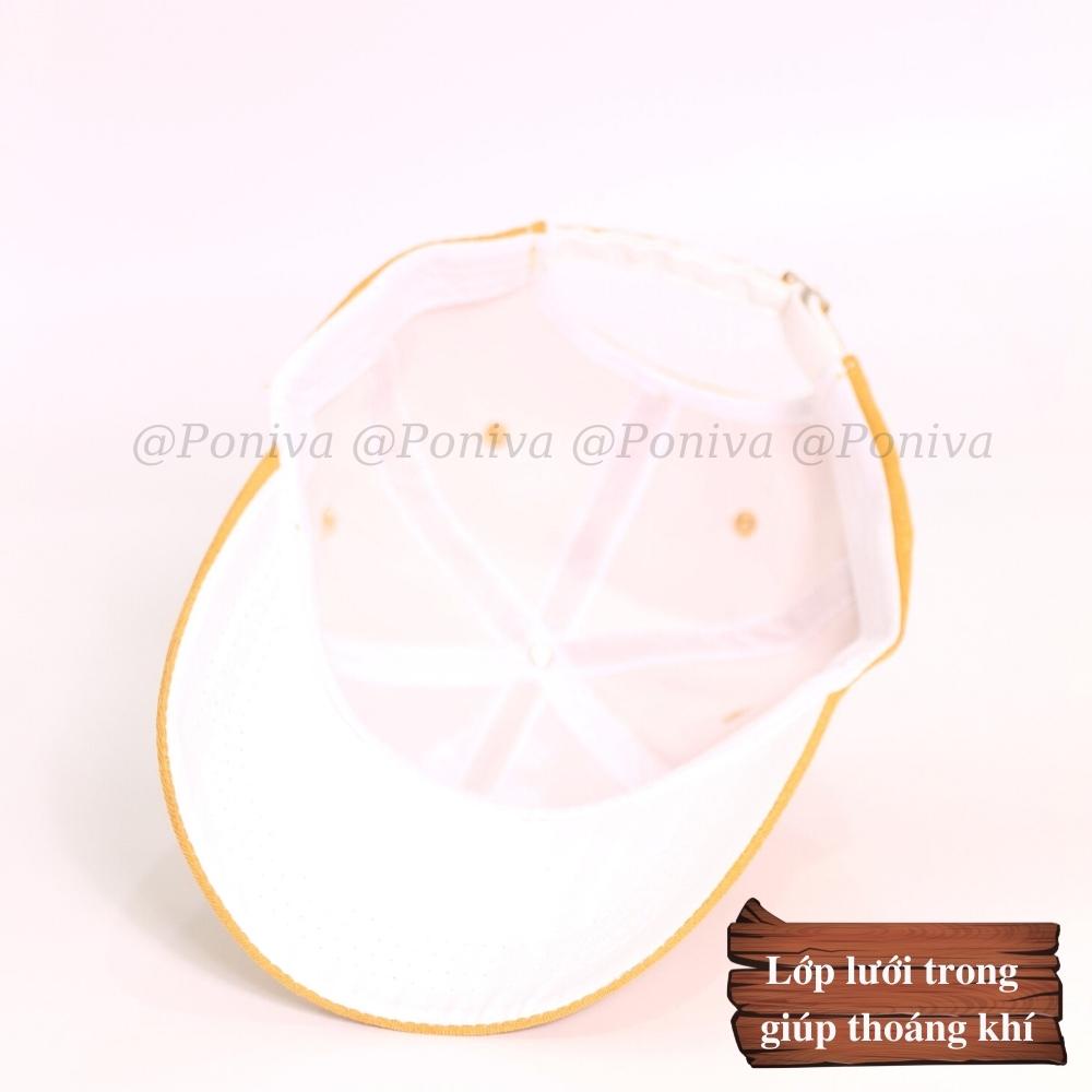 Mũ lưỡi trai ❤️ Nón kết thêu chữ L..A... chất nhung mịn form unisex LaMin5 phong cách Ulzzang Thời trang PONIVA siêu hot