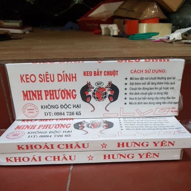 Keo dính chuột - keo bẫy chuột Minh Phương chính hãng