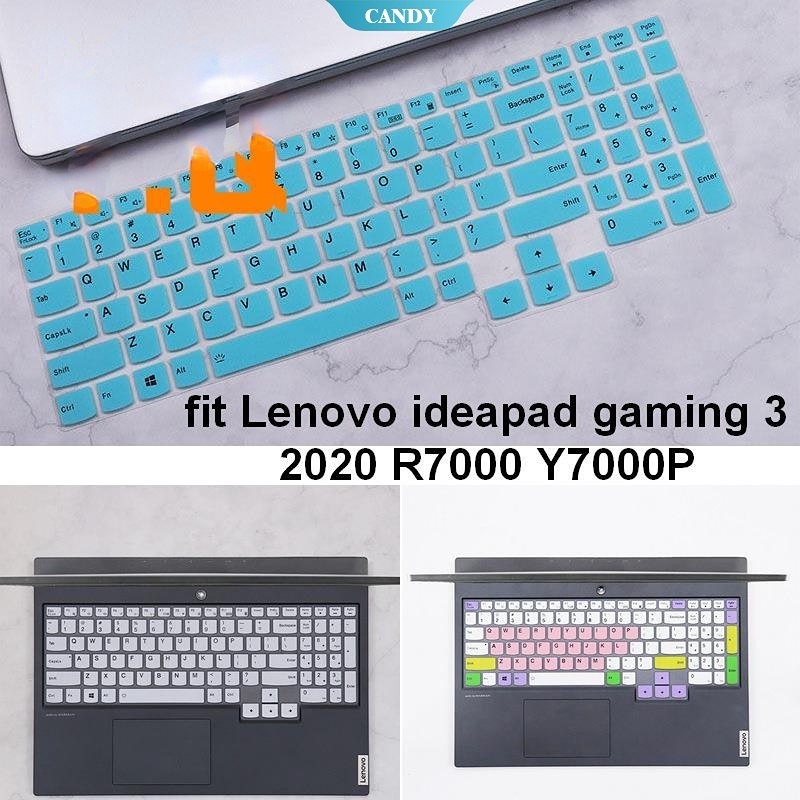 Miếng Dán Bảo Vệ Bàn Phím Bằng Silicon Nhiều Màu 15.6" Cho Lenovo ideapad Gaming 3 2020 Y7000P R7000