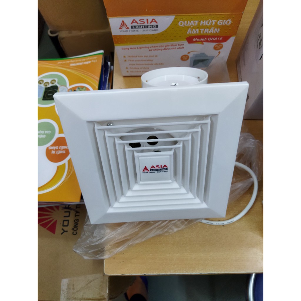 Quạt Hút Gió Âm Trần cao cấp chính hãng Asia Lighting có bảo hành đủ kích cỡ