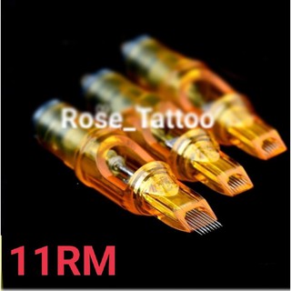 5 kim 11RM ngang đánh bóng Dragon yellow Cho máy pen xăm hình và xăm thẩm mĩ