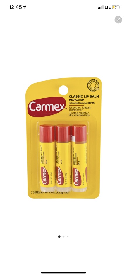 Son dưỡng môi CARMEX SPF 15 chống nắng môi 👄