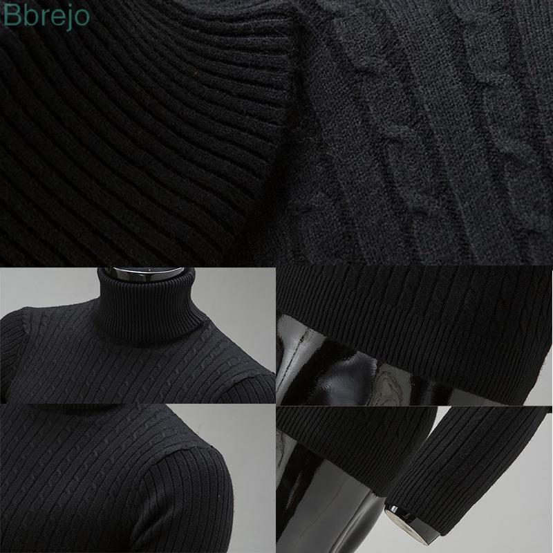 Pullover Plus size Pus size Solid Slim fit Turtleneck Warm Long sleeve Knitted Knitwear Jumper Sweatshirts Fashion