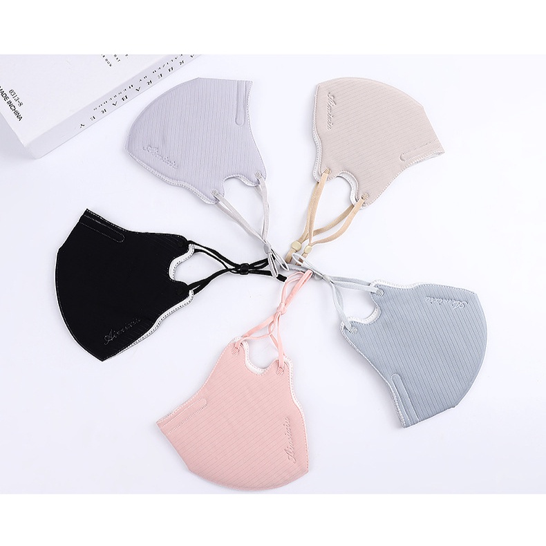 Khẩu Trang cotton 3 Lớp Giữ Ấm Chống Bụi Tái Sử Dụng Có Thể Giặt Cho Nam Nữ