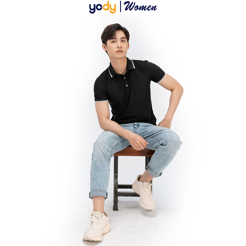 Áo phông polo nam airy cool bo kẻ YODY chính hãng - APM3959 | BigBuy360 - bigbuy360.vn