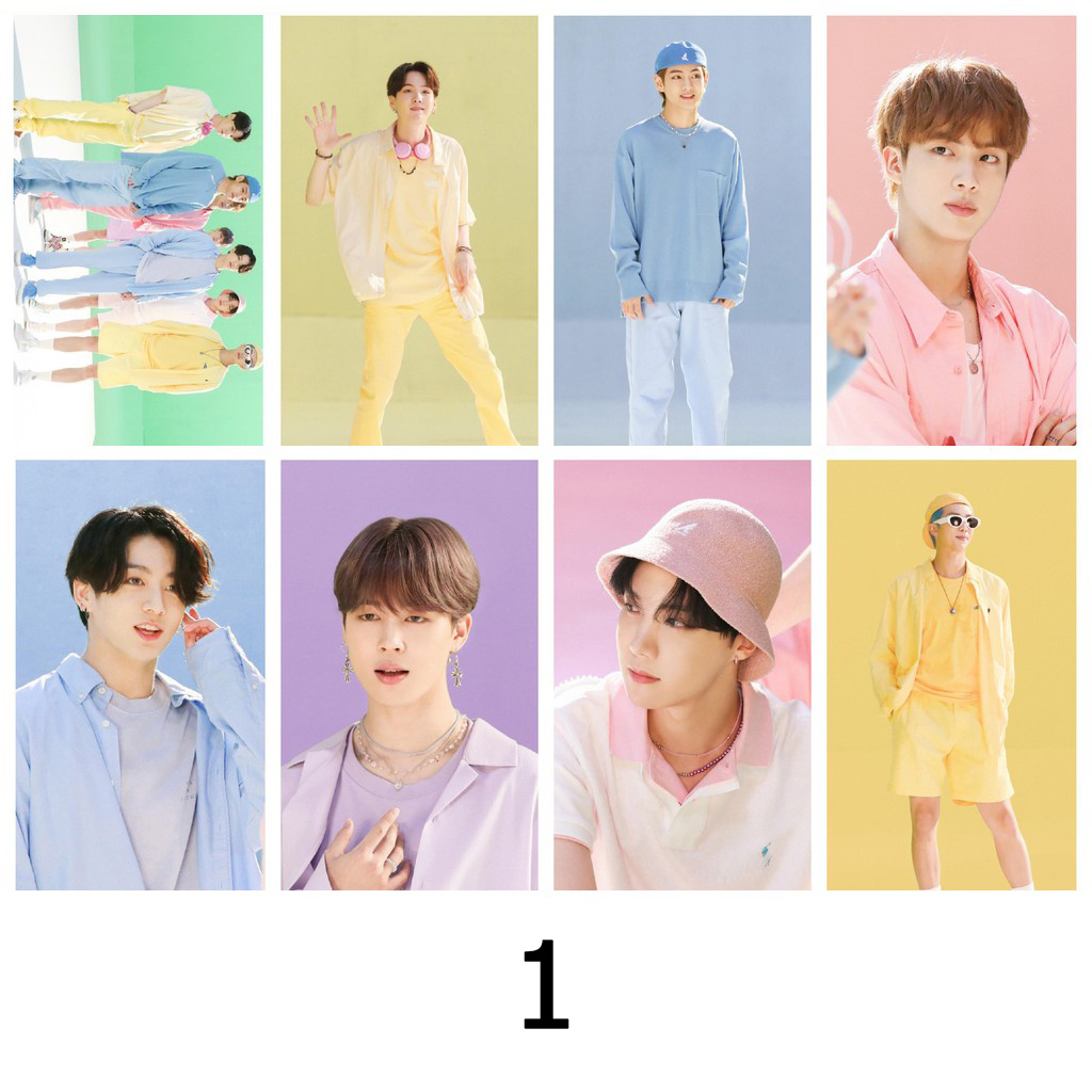 (nhiều mẫu mới nhất) SET 8 Poster hình BTS Dynamite Persona LYS A4 A5