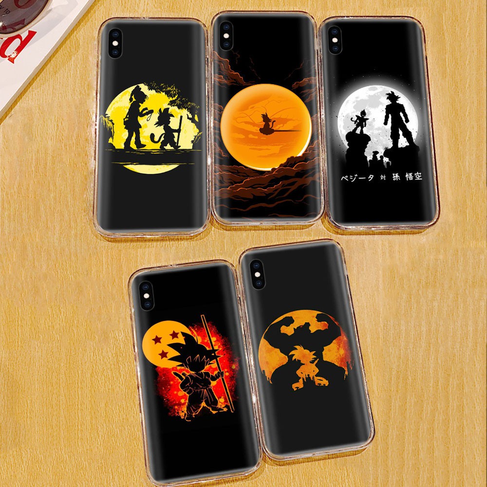Ốp Lưng Điện Thoại Nhựa Mềm Iphone 8 7 6 6s 5 5s Se 5c 4s 4 Hình Dragon Ball