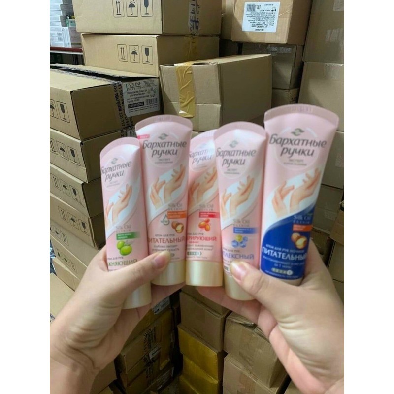 Kem dưỡng tay lụa Silky hand - Hàng Nga chính hãng