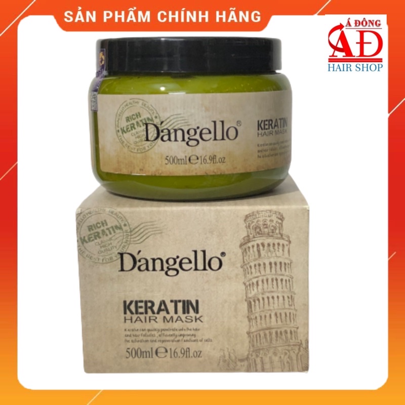 [D'angello Chính hãng] [Giá sỉ] Dầu ủ phục hồi tóc hư tổn Dangello Keratin Hair mask 500ml