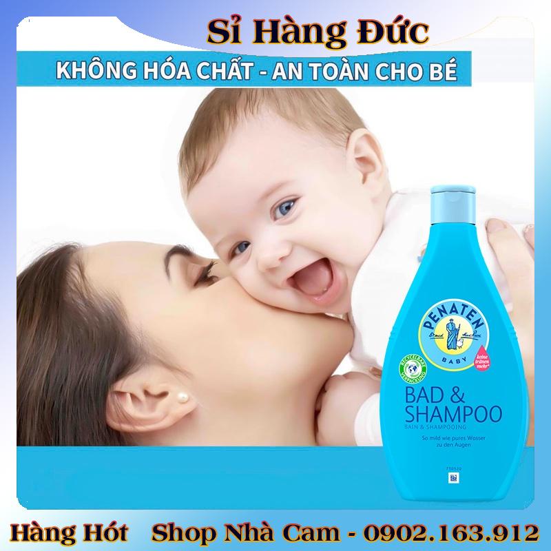 Bộ Sữa tắm gội chống cảm Penaten 400ml Đức cho bé từ sơ sinh - Date mới đủ bill