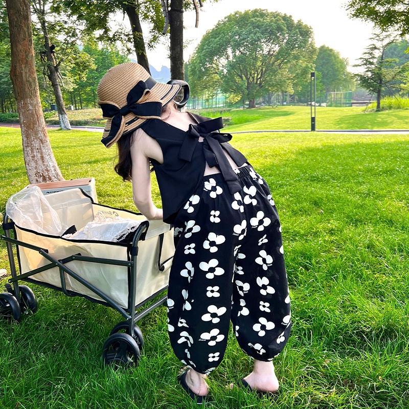[Babycat] Hàng Có Sẵn Quần Dài Chống Muỗi Phong Cách Nhật Bản Hàn Quốc Thời Trang Mùa Hè 2022 Dành Cho Bé Gái