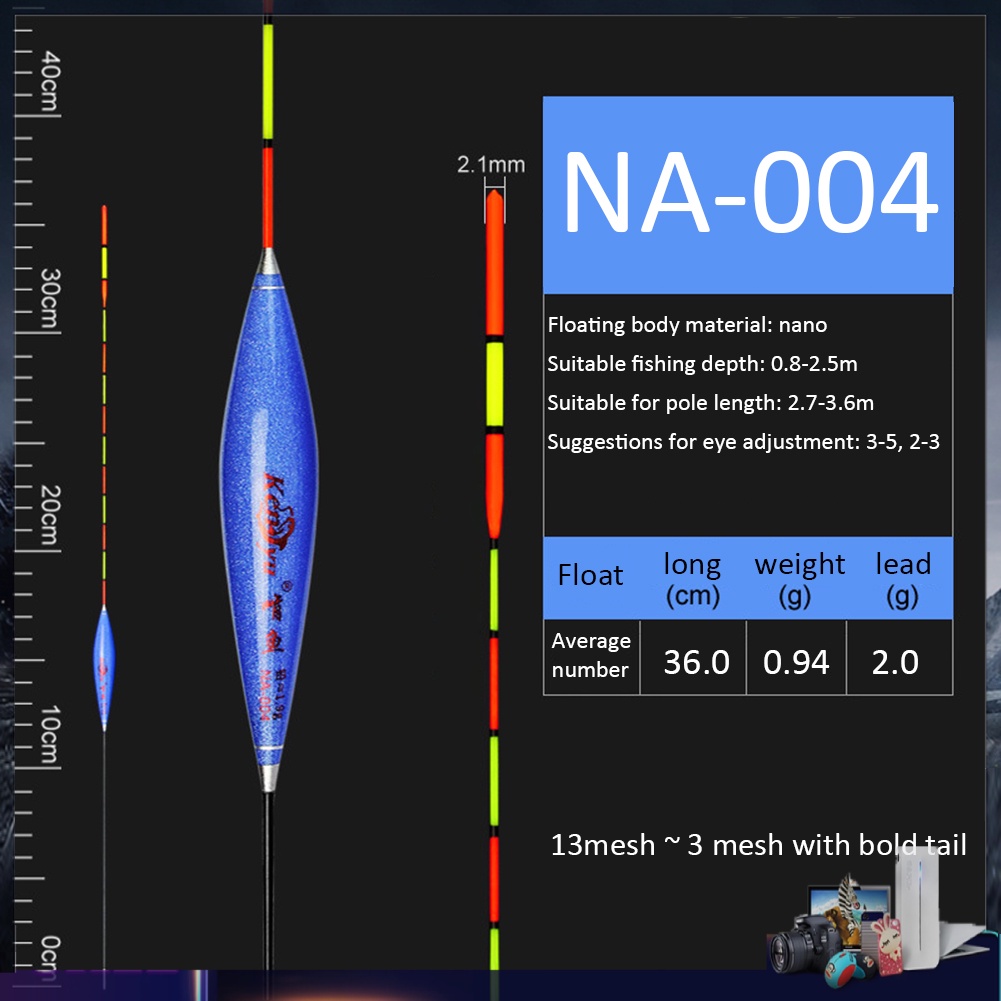 Phao câu cá nano thông minh cảm biến trọng lực cao cấp