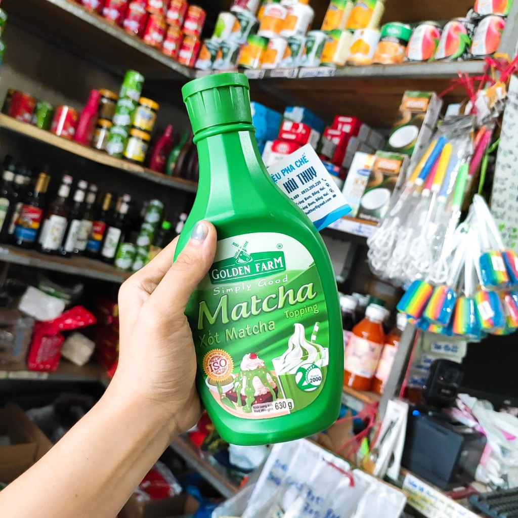 Sốt Golden Farm Socola/ Caramel/ Dâu/ Matcha