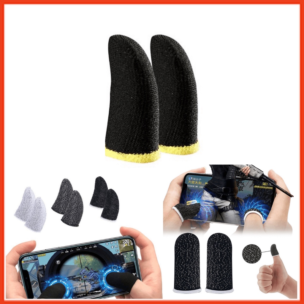 Găng Tay Chơi Game Chống Mồ Hôi Tăng Độ Nhạy, Ngón Tay Cảm Ứng Cao Cấp, Bao Tay Chơi Game Cho Free Fire, Pubg, Liên Quân