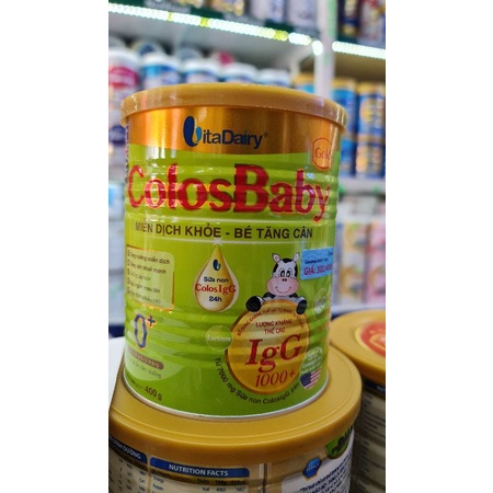 Sữa Colosbaby Gold 0+,1+,2+ 400gr (mã Qr đầy đủ)
