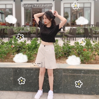 Quần ngố cạp cúc
