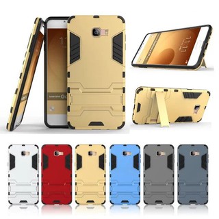 Ốp lưng Samsung Galaxy C9 pro chống sốc chân ngang Iron man