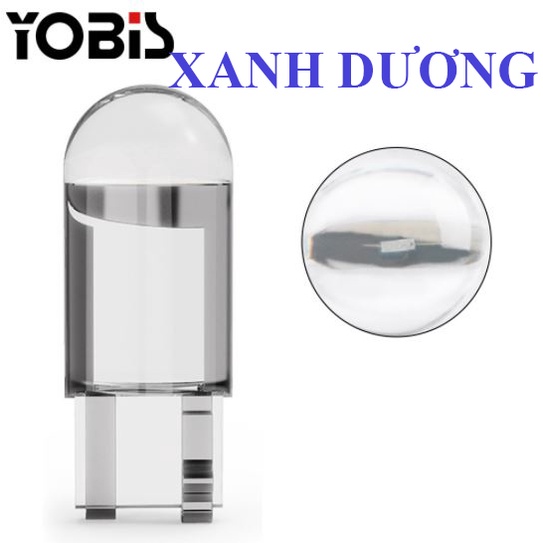 Bóng Led T10 Yobis Siêu Sáng - Lắp Mặt Đồng Hồ, Demi, Xi Nhan Xe Máy, Ô Tô - Đủ 7 Màu