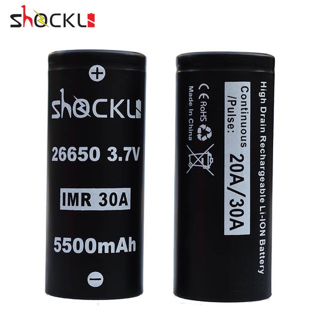 Pin Shockli 26650 5500mah xả cao 20A/30A mới