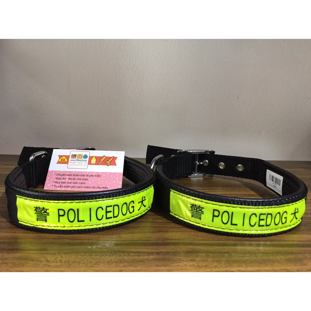 VÒNG CỔ ĐỆM POLICE SIZE 3.0 DÀNH CHO CHÓ