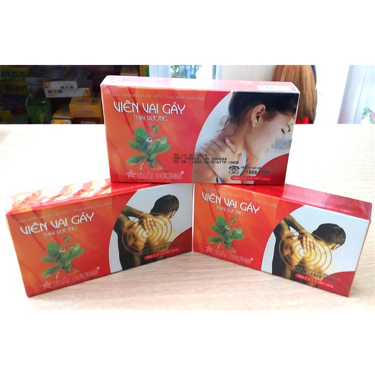 Viên vai gáy Sao Thái Dương hỗ trợ đau mỏi vay gáy rất hiệu quả