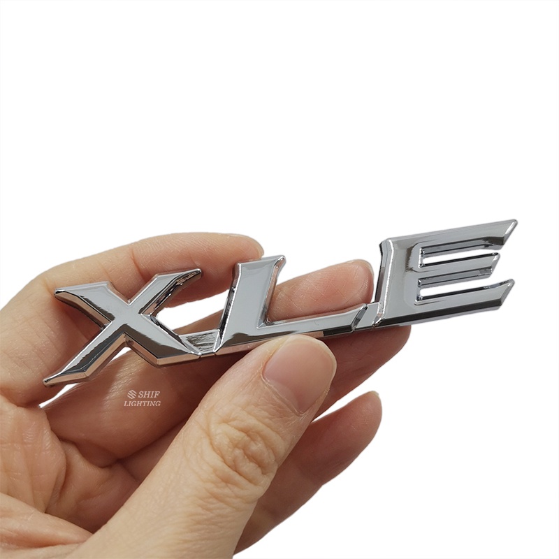 1 x Miếng Dán Chữ XLE Bằng Kim Loại Trang Trí Xe Hơi Cho TOYOTA Gle