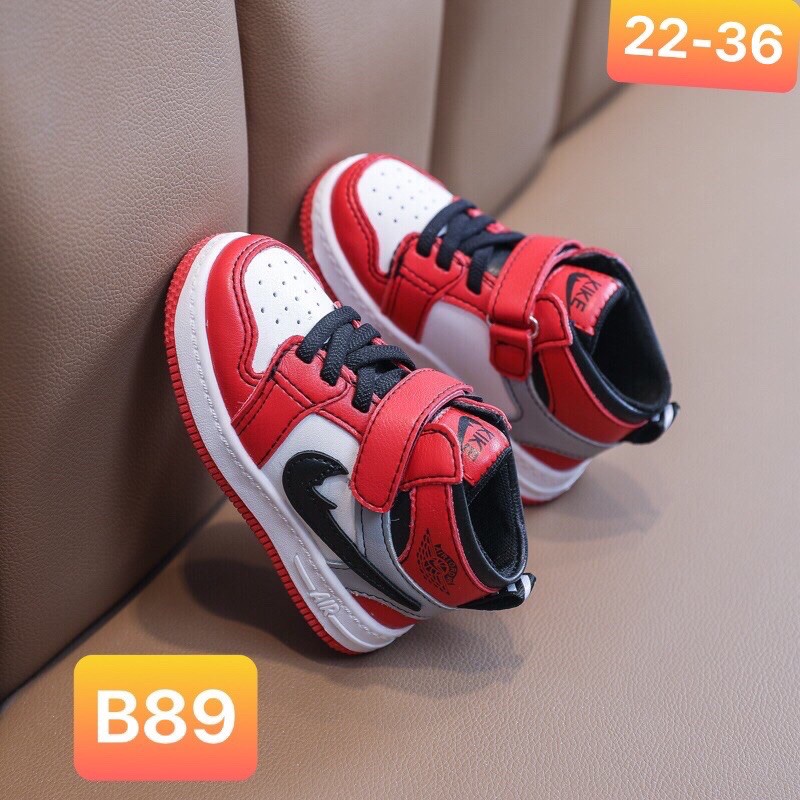 GIÀY THỂ THAO Sneaker CỔ CAO CHO BÉ TRAI BÉ GÁI MSP B89