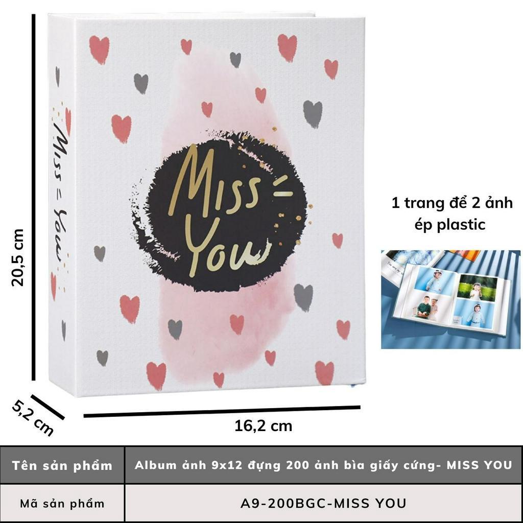 Album ảnh 9x12 đựng 200, 100 ảnh nhiều mẫu bìa cute sẵn hàng tại Tú Vy Studio